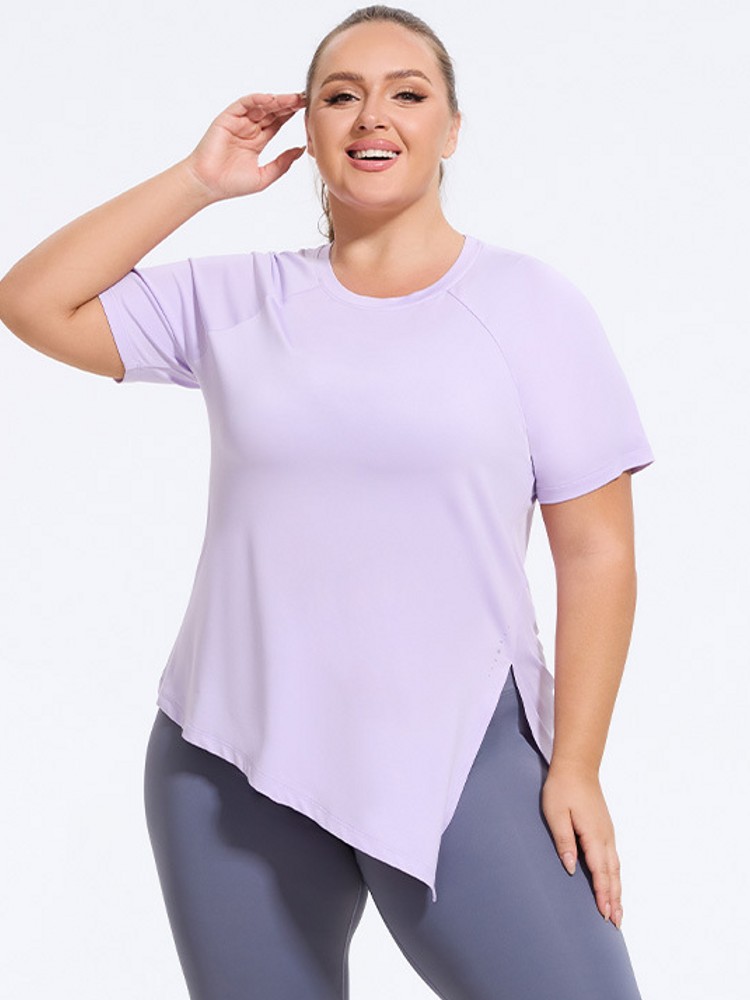 Yoga Fitness Plus - 0XL-4XL Plus Size Sports Long Sleeve