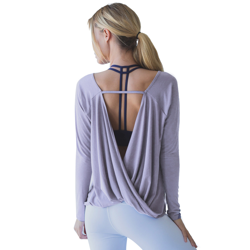 Yoga Fitness Plus - Yoga Shirts Sport Woman Fitness Blouses
