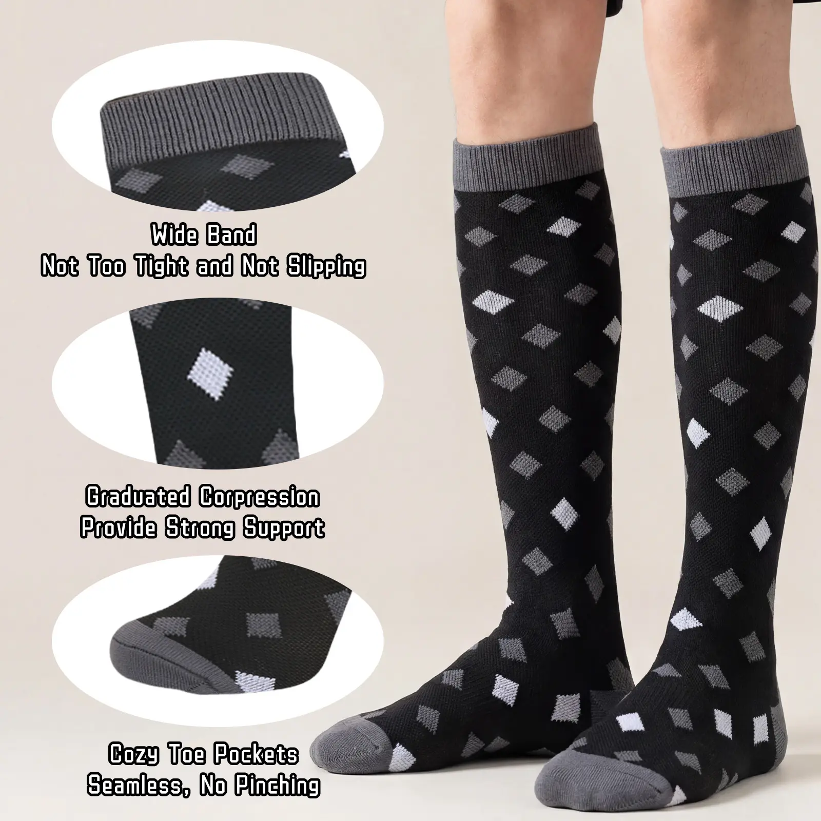 MhzyCaus 6 Pairs Calf Compress - Yoga & Fitness With Denise review and price