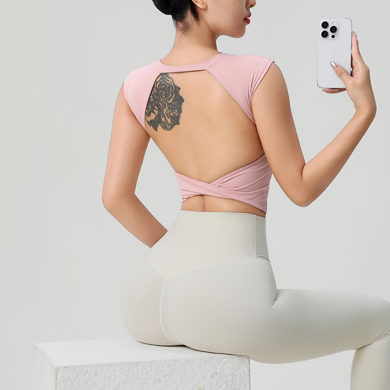Women's Backless Fitness Cloth - Yoga Fitness Top review and price