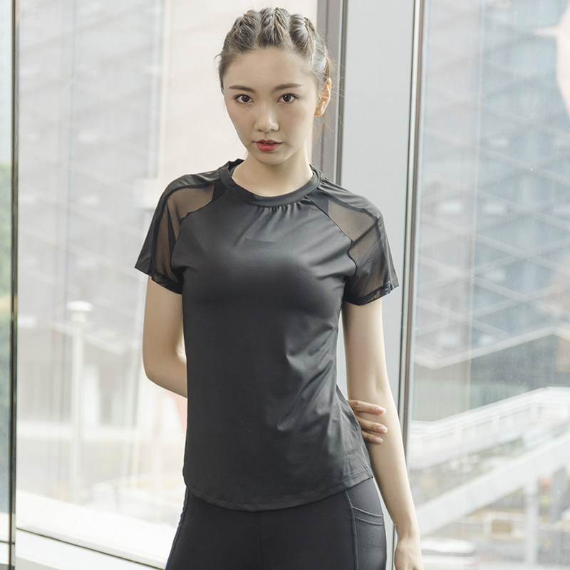 Summer Sports Short-Sleeved Wo - Yoga Fitness Top review and price