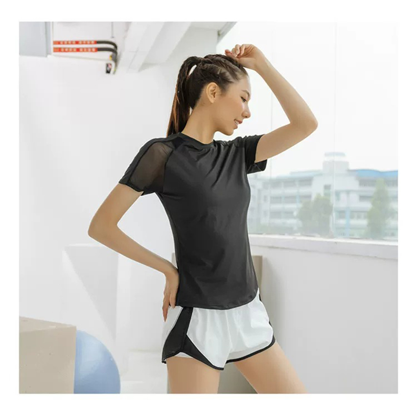 Summer Sports Short-Sleeved Wo - Yoga Fitness Top review and price