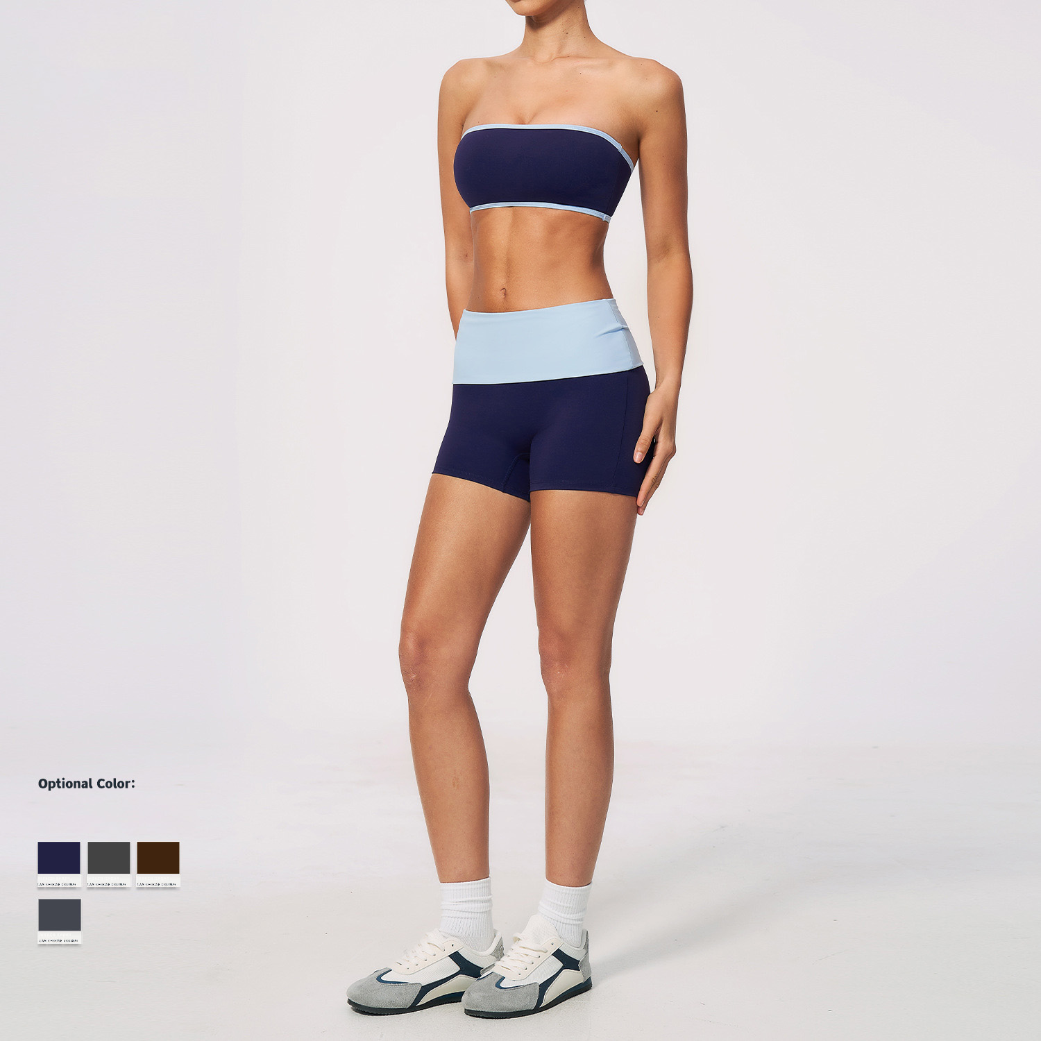 Women Nylon Two Piece Fitness  - Yoga Fitness Top review and price