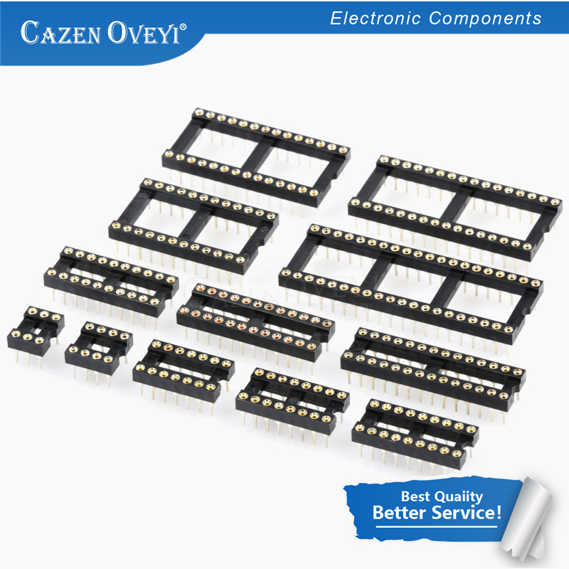 10PCS Round Hole IC socket Con - Dip Bar Parallel review and price