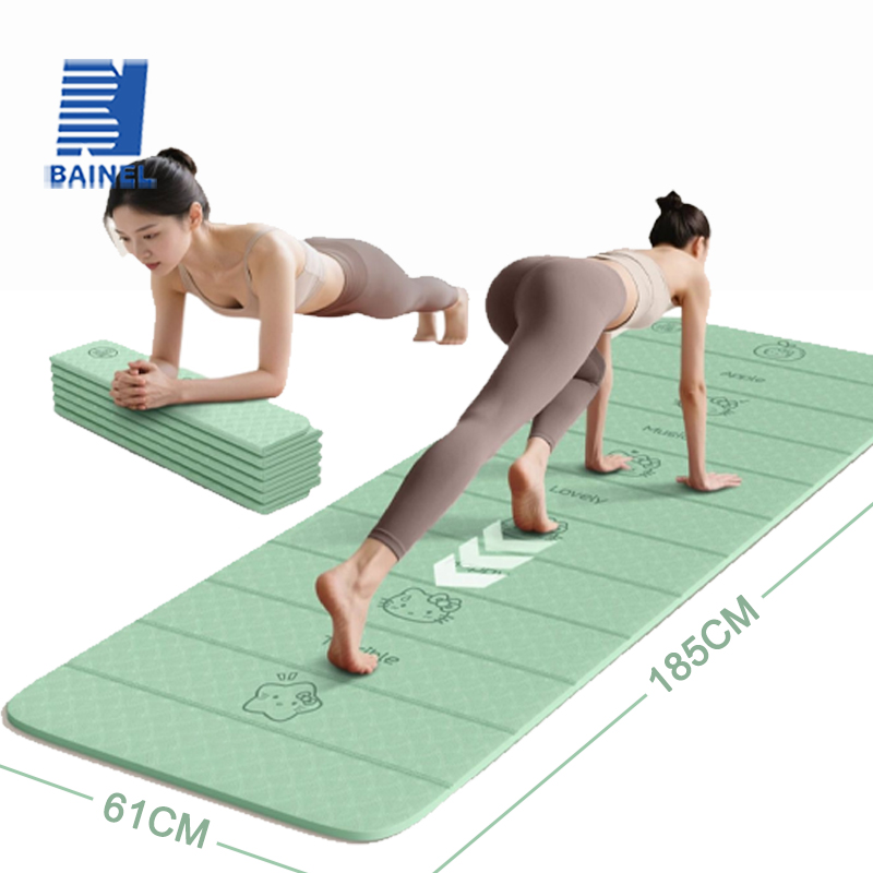 TPE Folding Yoga Mat Fitness D - Yoga Fitness Holiday review and price