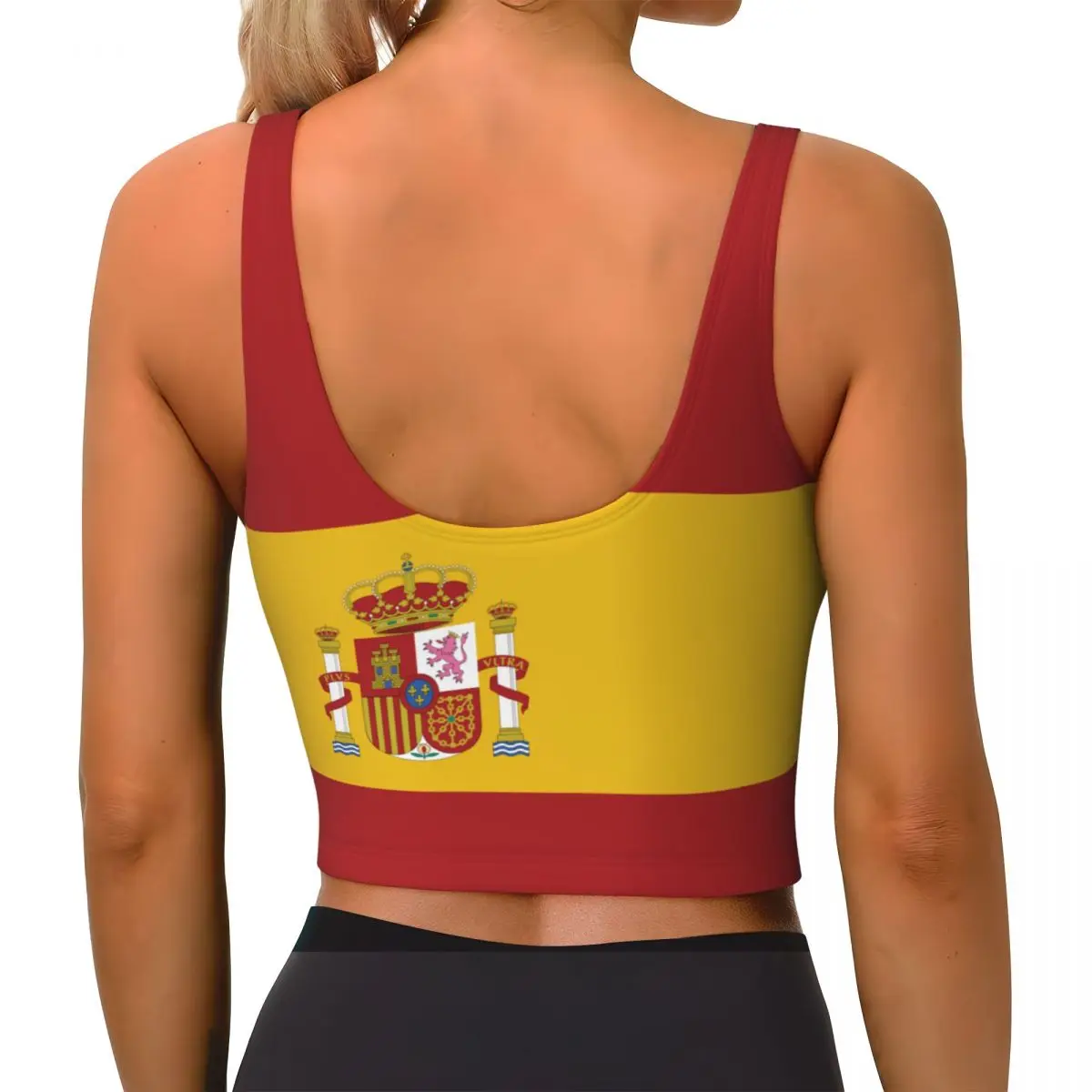 Spain Flag Basic Tops Women Sa - Fitness Of Yoga review and price