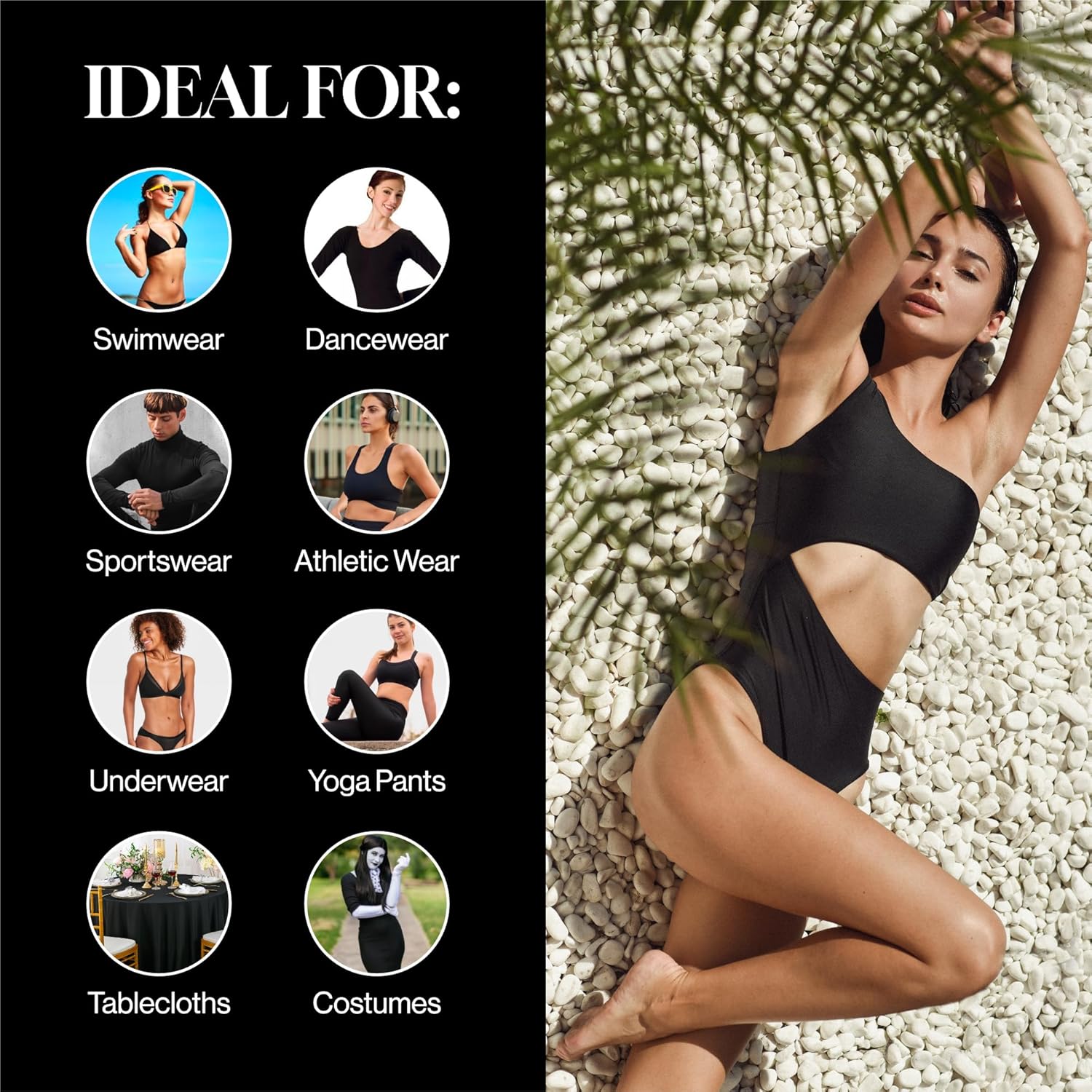 Spandex Fabric, 4 Way Stretch  - Yoga Fitness Top review and price