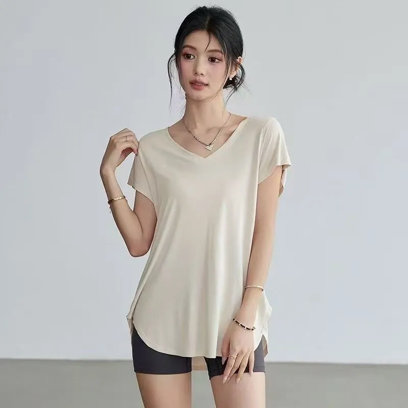 Women's Slimming Round Neck Yo - Yoga Fitness Top review and price
